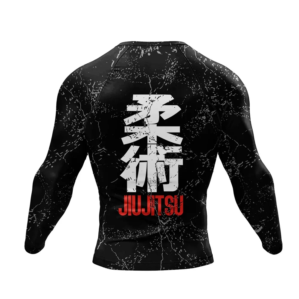 Muay Thai Boxing Compressed Jerseys Anti Shrink