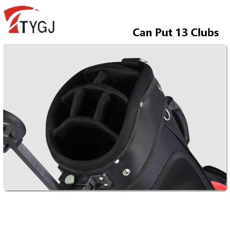 Golf Rack Bag with Wheel Wear, Portable Backpack