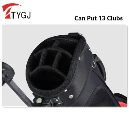 Golf Rack Bag with Wheel Wear, Portable Backpack