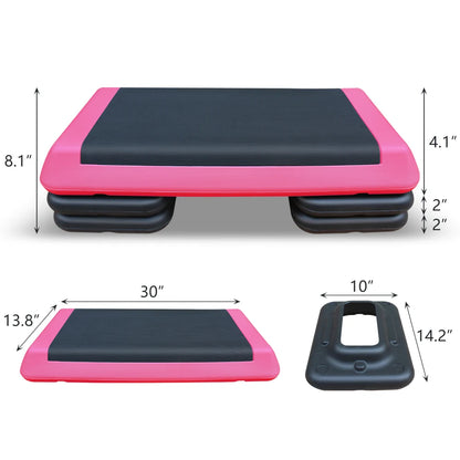 Adjustable Workout Aerobic Stepper