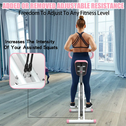 Squat machine, abdominal back/leg buttocks