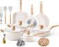 Nonstick Kitchen Cookware  (Classic Black, 20 Piece Grill Griddle Set)
