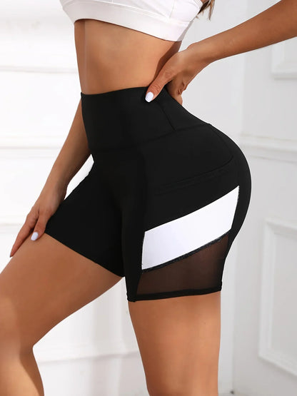 Women's High Waisted Yoga Shorts with Tummy Tuck