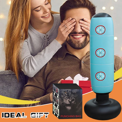 Punching Bag with Stand ,Inflatable Freestanding Heavy Boxing Bag