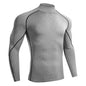 Men Running T shirt Quick Dry Bodybuilding Long Sleeve Compression Top