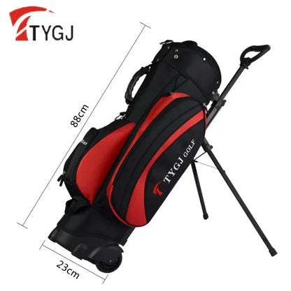 Golf Rack Bag with Wheel Wear, Portable Backpack
