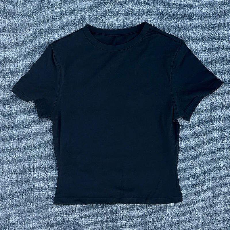 Women's Short Sleeved Yoga T-shirt for Fitness