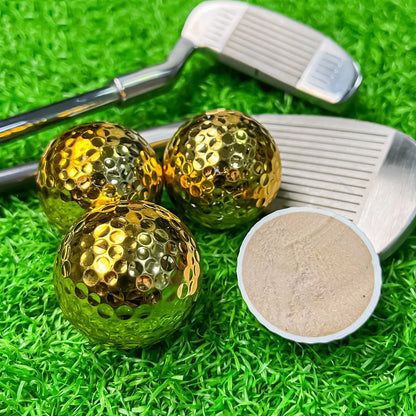6 Pcs Golden Golf Practice Balls