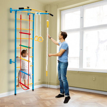 5 in 1 Kids Indoor Wall Gym For Home