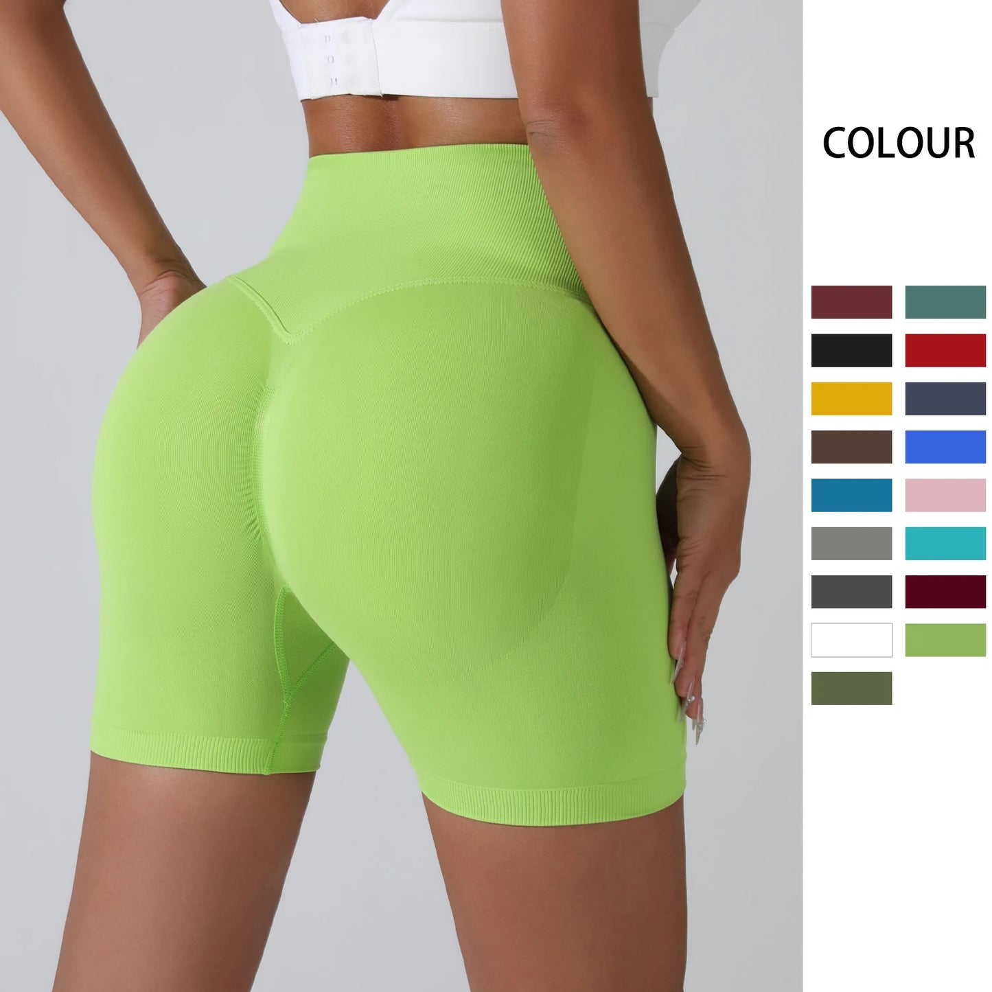 Women's High-Waist Breathable Yoga Shorts for Summer