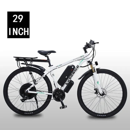 Detachable 13Ah Battery Electric Bike 60 Mile Range Dual Disc Brake Alloy