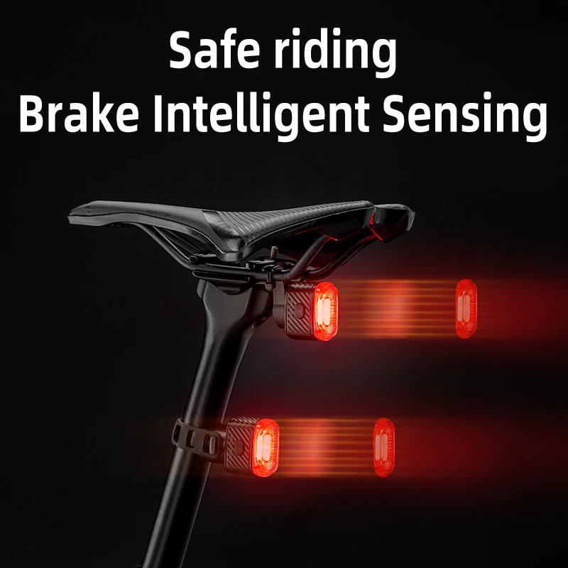 Smart Bicycle Brake  Rear Light Auto Stop