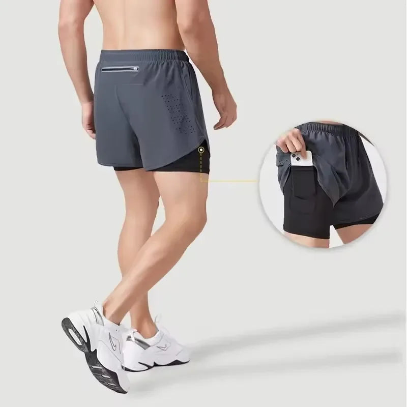 Men New Sport Workout Training Bodybuilding Short Pants