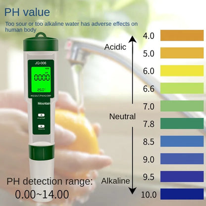 10 in 1 Water Quality Monitor Tester