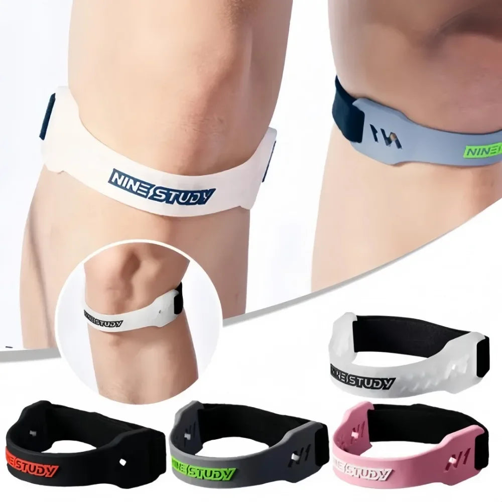 Adjustable Sports Silicone Patella Strap Shock Absorbing Pressure