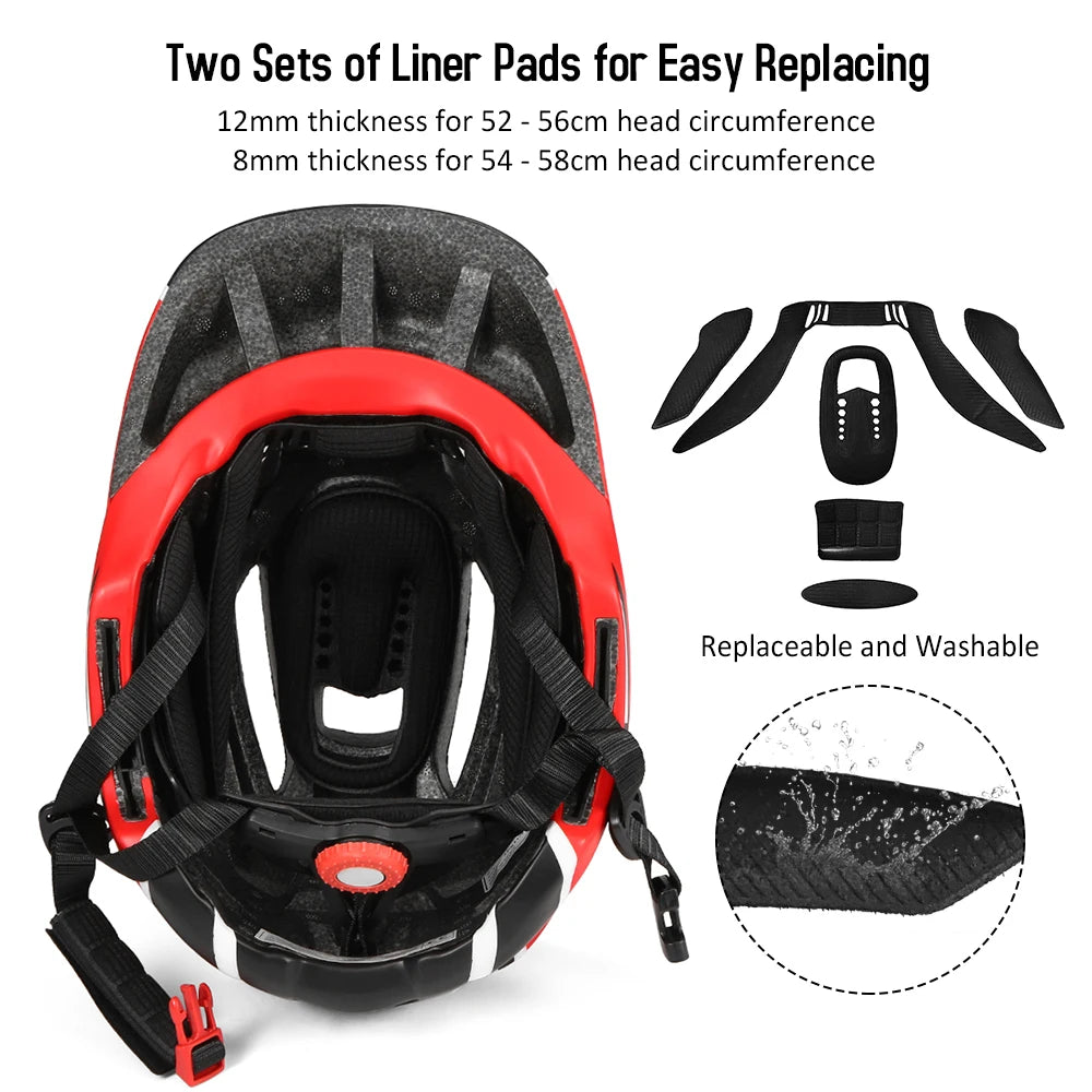 Kids Detachable Full Face Helmet