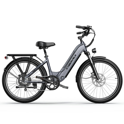 26" Electric E Bike with 7-Speed,1000 Peak