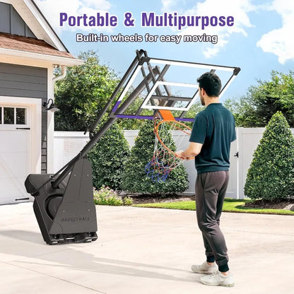 10FT Adjustable Basketball Hoop for Kids,Teens Youth Adults