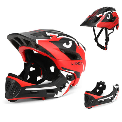 Kids Detachable Full Face Helmet