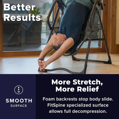NewFitSpine X3 Inversion Table, Easy-to-Reach Ankle Lock, Back Pain Relief