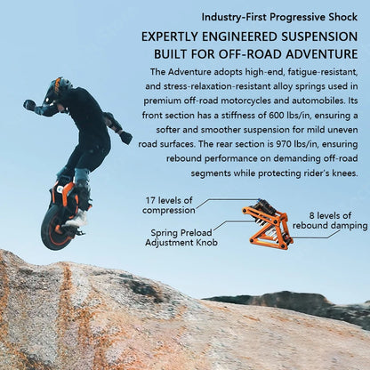 V14 Electric Unicycle 70km/h Speed High Torque