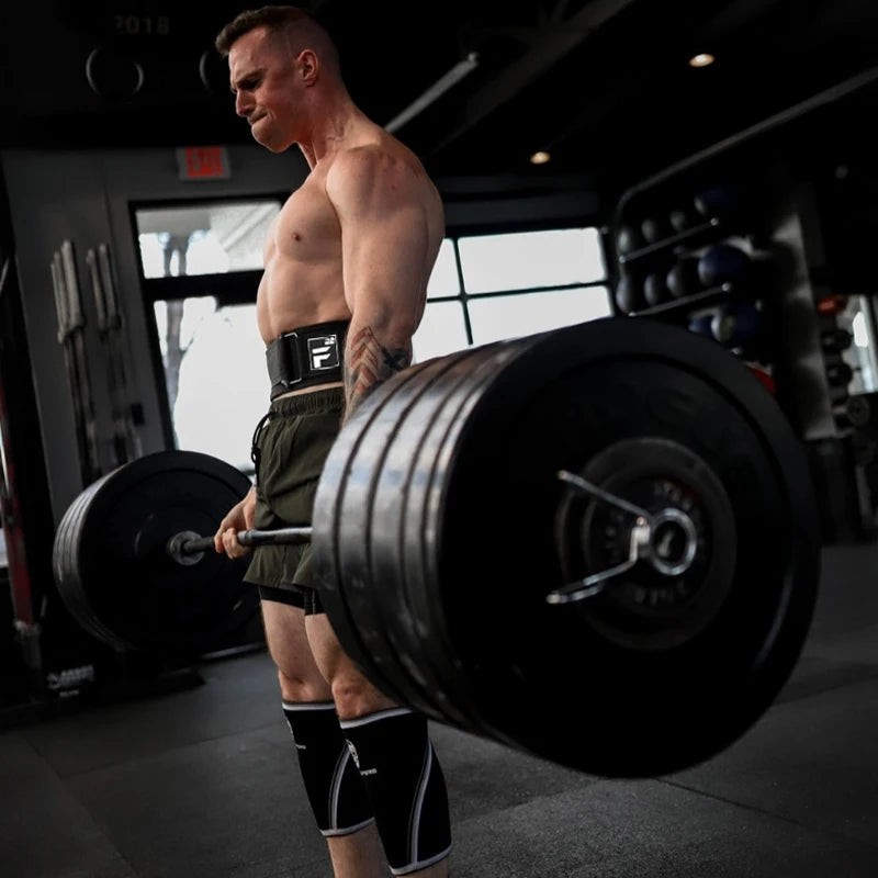 Men and Women Deadlifting Squatting Lifting Back Support