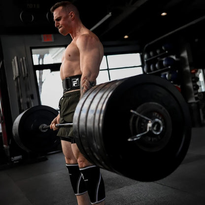 Men and Women Deadlifting Squatting Lifting Back Support