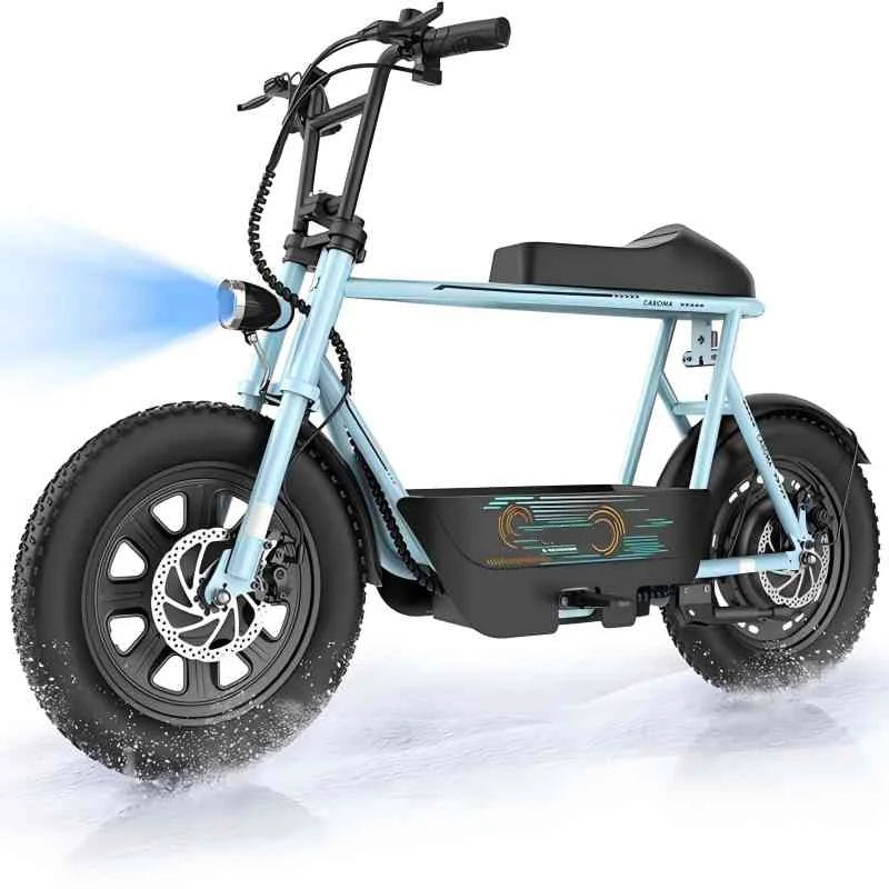 Peak 1200W Electric Scooter with Seat, 16 Inch Fat Tires