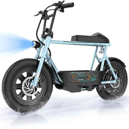Peak 1200W Electric Scooter with Seat, 16 Inch Fat Tires