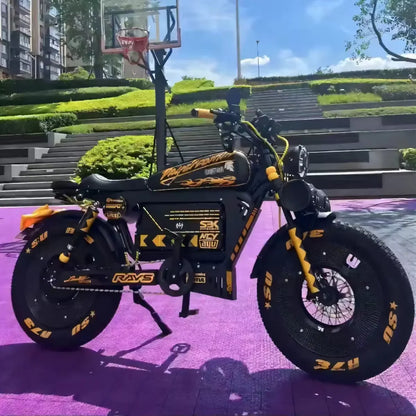 Adult Highway Electric Bike 20-inch Off-Road Fat Tires Ebike