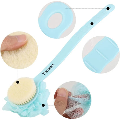 Loofah Back Scrubber Long Handle Shower Body Brush
