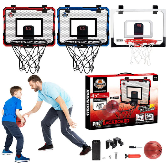 Toy Door Basketball Hoops with Electronic Scoreboard