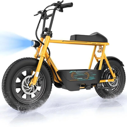 Peak 1200W Electric Scooter with Seat, 16 Inch Fat Tires