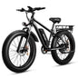 Adults 1000W Electric Bicycle 26" Fat Tire, 31mph Shock Absorber