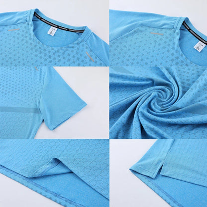 Gym Shirts Fashion Running Casual Breathable Workout Tee