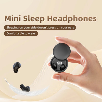 Wireless Bluetooth sleeping Headset Mini Invisible Earphones ,Waterproof