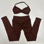 Sports Bra Fitness Gym Clothing Workout Set 2 Pieces