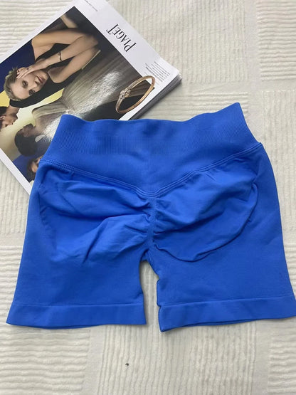 Women's Yoga Shorts Stretch Breathable Running Shorts