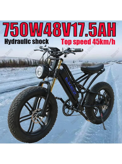 Electric Motorcycle Max 45 Miles Mountain  Off-Road Bike