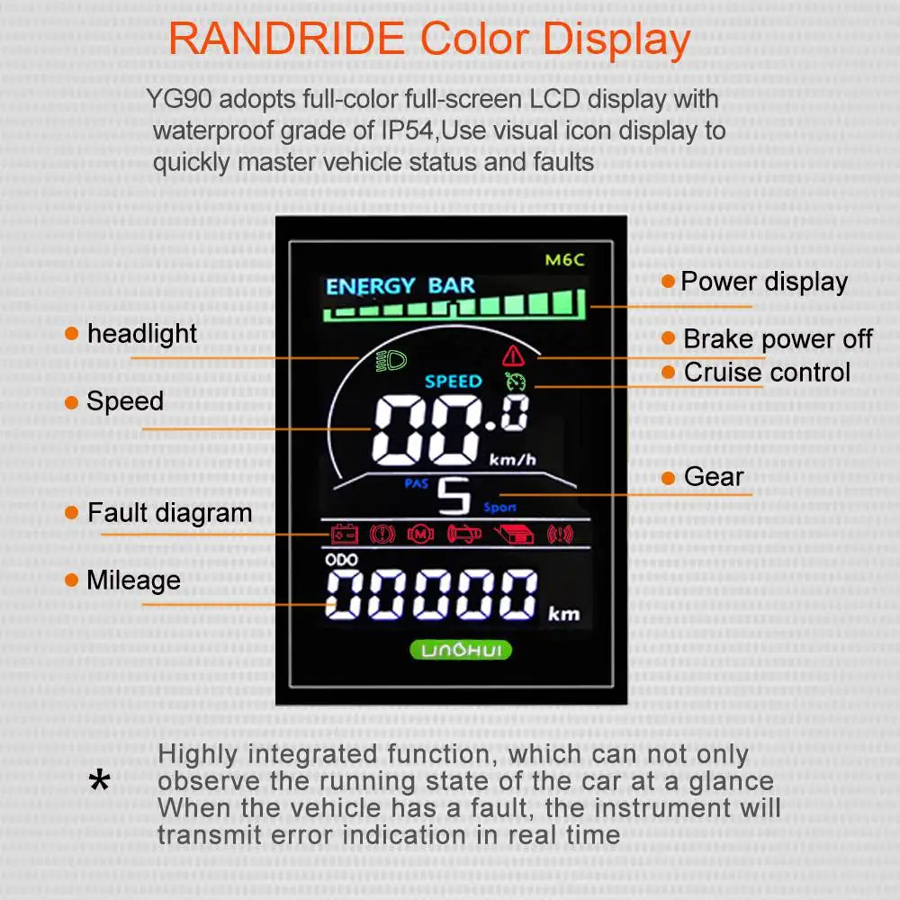 Electric Bike Hydraulic brake 27*2.4inch tire