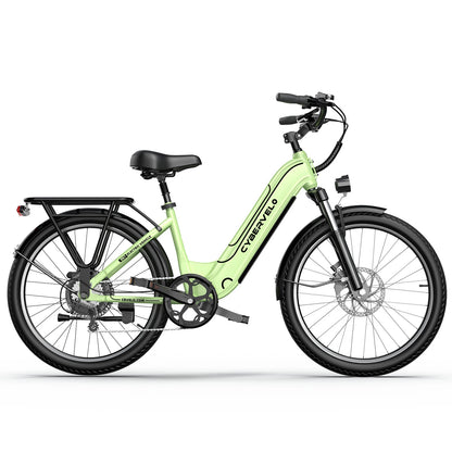 26" Electric E Bike with 7-Speed,1000 Peak