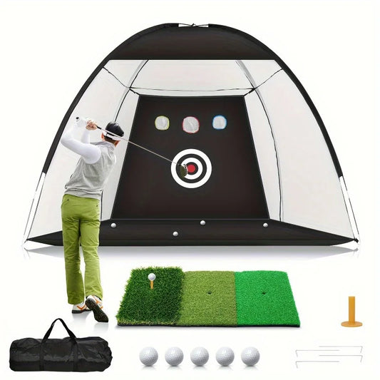 Deluxe Golf Practice Net, 10x7 ft Deluxe