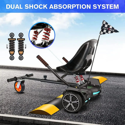 Hoverboard Seat Attachment, Compatible with 6.5'' 8'' 10'' Hoverboard