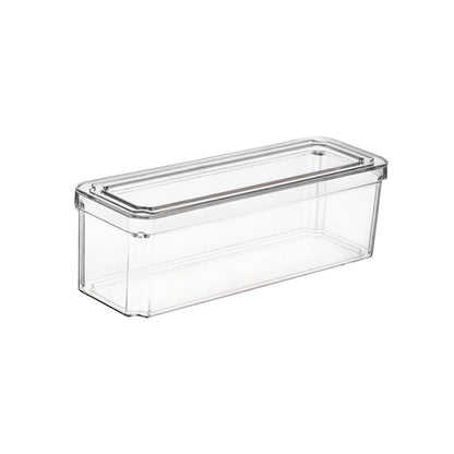 Refrigerator Storage Box With Lid Transparent