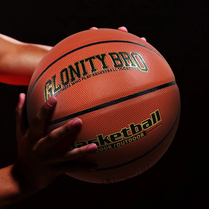 Customized Basketballs Size 7 Leather Wear-Resistant Game Training
