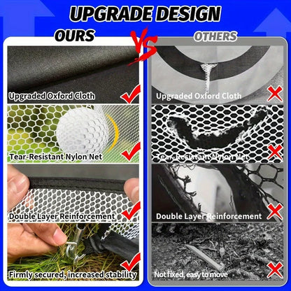 Deluxe Golf Practice Net, 10x7 ft Deluxe