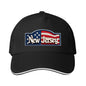 New Jersey American Flag  Sun protection cap