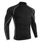 Men Running T shirt Quick Dry Bodybuilding Long Sleeve Compression Top