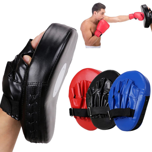 Leather Punching Mitts Breathable Boxing Pad for Martial Arts Training