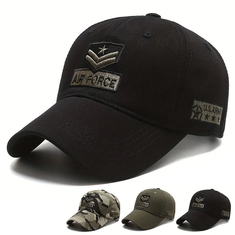 1Unisex AIR FORCE Letter Baseball Cap